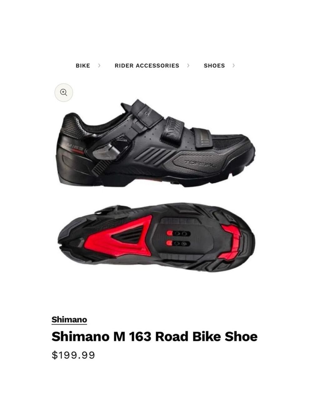 Shimano M 163 Road Bike Shoe Cycling Shoe Size 42 (US Men 8-8.5 / Women 9.5)